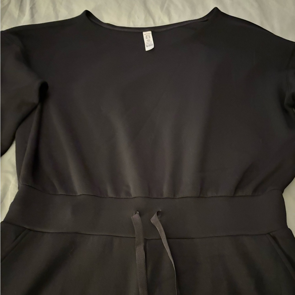 COPY - Spanx air essentials long sleeve, off-shoulder, wide-leg jumpsuit